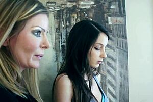 AMBER MICHAELS and RILEE MARKS in LESBIAN MILF ACTION