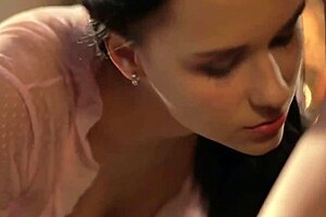 Hot milf delivers an excellent cumshot in this scene