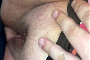 Timo casually fucks virgin alena in doggystyle with fishnets.