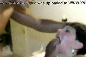 the black guy fucks my ass and cum drips everywhere