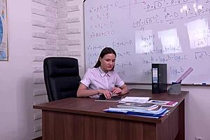 I dream about my teacher and fuck myself in his chair