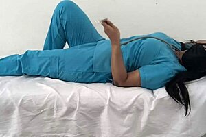 Big ass busty nurse masturbates juicy pussy in hospital amateur taboo