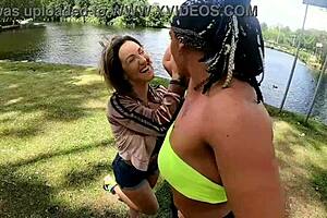 Can This Bodybuilder MILF Handle Lesbian Training With Rimjobs And Squirting?