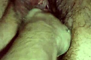 Fat Hairy Pussy Gets Fist Fucked in Closeup Action