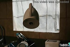 Busty latina milf wife fucks her husband's big black cock in taboo interracial action