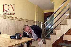 Cheating housewife fucks plumber