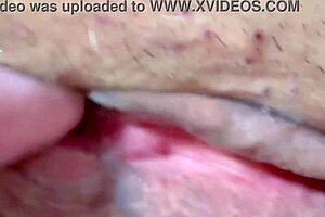 Amateur pink pussy licked 106 days after losing virginity with wet sex and couple