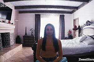 Watch Ella Nova Spread Her Pussy And Get Drilled By Nathan Bronson!