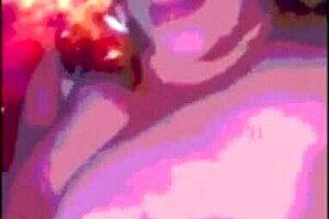 Rosie Baddie shows off her big tits and ass in Baddies & Bubbles exhibition.