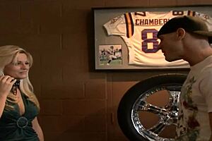 busty blonde deep throats cock before pussy fuck?