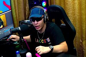 Ruan interviews sexy Brazilian milf in podcast with vibrator on nipple