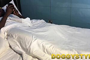 crazy fuck with my sweet house maid in the hotel room 😍