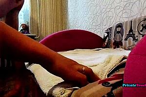 grandmother thanks her son-in-law for cleaning the house