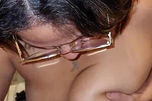 Curvy Teacher Catches Me Masturbating With Her Thong