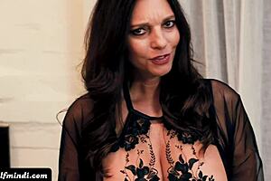 Big Tit Stepmom Touches Herself After Confronting Stepson About Taking Pictures - Mindi Mink