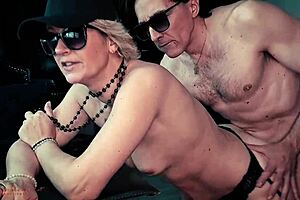 karina stunning mature blonde loves smoking cigarette during fucking - wild sex - rough doggystyle - cum inside