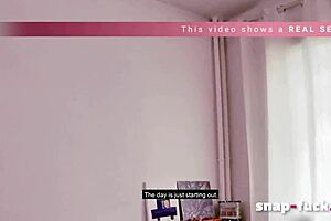 horny babes candy and mya get banged by one guy in group threesome