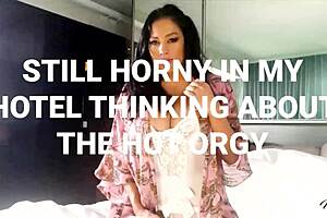 maxine moans testing her new vibrator on her big tits and pussy!