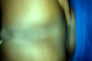 Naija bbw milf gets rough backshot creampie on valentine's day