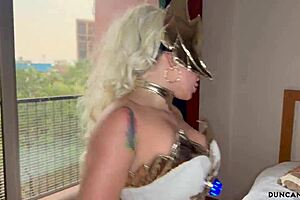 She Found Her Muscled Super Hero with Big Cock?