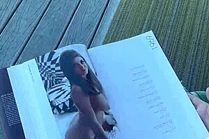 Playboy magazine turns me on with tits and ass