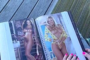 Playboy magazine turns me on with tits and ass