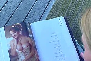 Playboy magazine turns me on with tits and ass