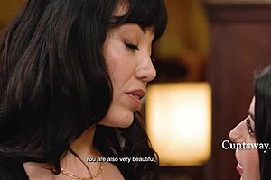 Gal Ritchie Licks Little Puck's Pussy