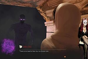 i deepthroat cock with fingers in ass in cosplay