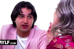 Filthy threesome with our favorite waitress at the restaurant