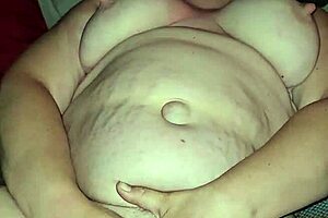 I flick her bean until she cums hard on my ass