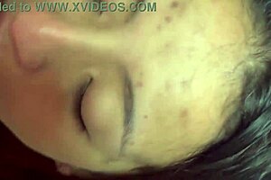 Hey, university classmate gets facial cumshot in rough pov session! 💦