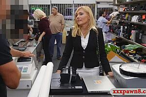 hot blonde milf, ready for the pawn keeper to pound you?