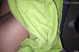 My stepmom comes into my room for licking 😈