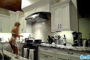 camsoda - brandi love in lingerie cooking show