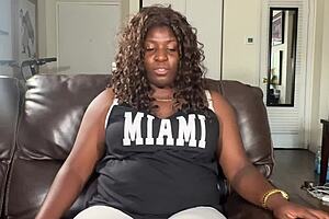 Olympic Athlete Althea Charless Bent Over For Interracial Blowjob