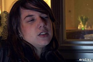 ersties sweet swiss model performs solo in front of camera