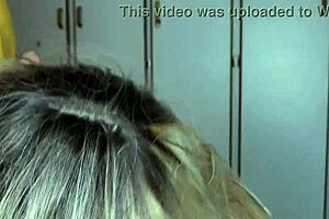 Blonde Milf Sucks Fan's Cock In Cosplay