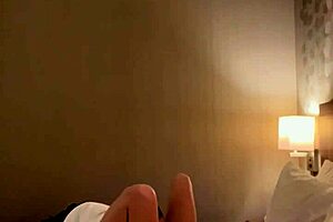 Rough hotel fuck with stranger's monster cock on petite girl