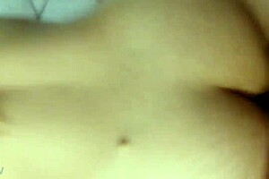 big boobs amateur performs hard riding