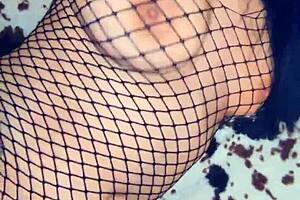 did you open her ass and holes in stockings?