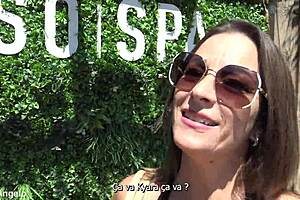 Kyara Nyx Shows Off Swinger Club In France.