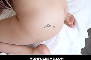 does stepmom jennifer white fuck her stepson with big tits?