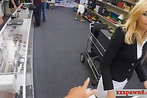 hot blonde milf, ready for the pawn keeper to pound you?