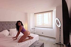 Latina Model Andromeda Fucks During Airbnb Photoshoot