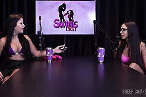 i watch didy reis and tifany rocha in sheer red lingerie, they cum so hard