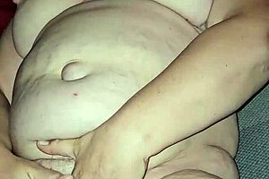 I flick her bean until she cums hard on my ass