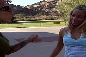 teen lesbians know how to please each other with asshole and shaved pussy 😘