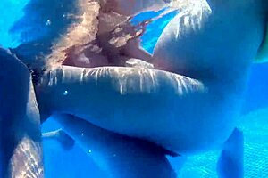 Pregnant MILF Shows Pool for Neighbors