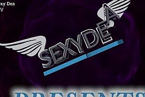 Sexydea POV blowing, girl next door ball licking young lingerie blowjob.